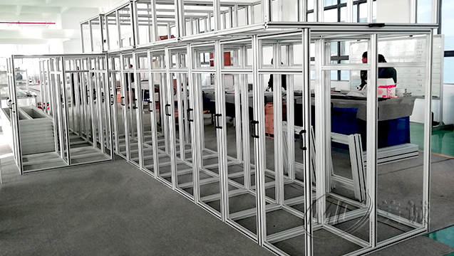 鋁型材設備防護框架